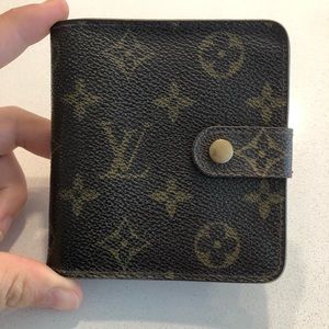 Louis Vuitton Monogram Compact Zip Wallet